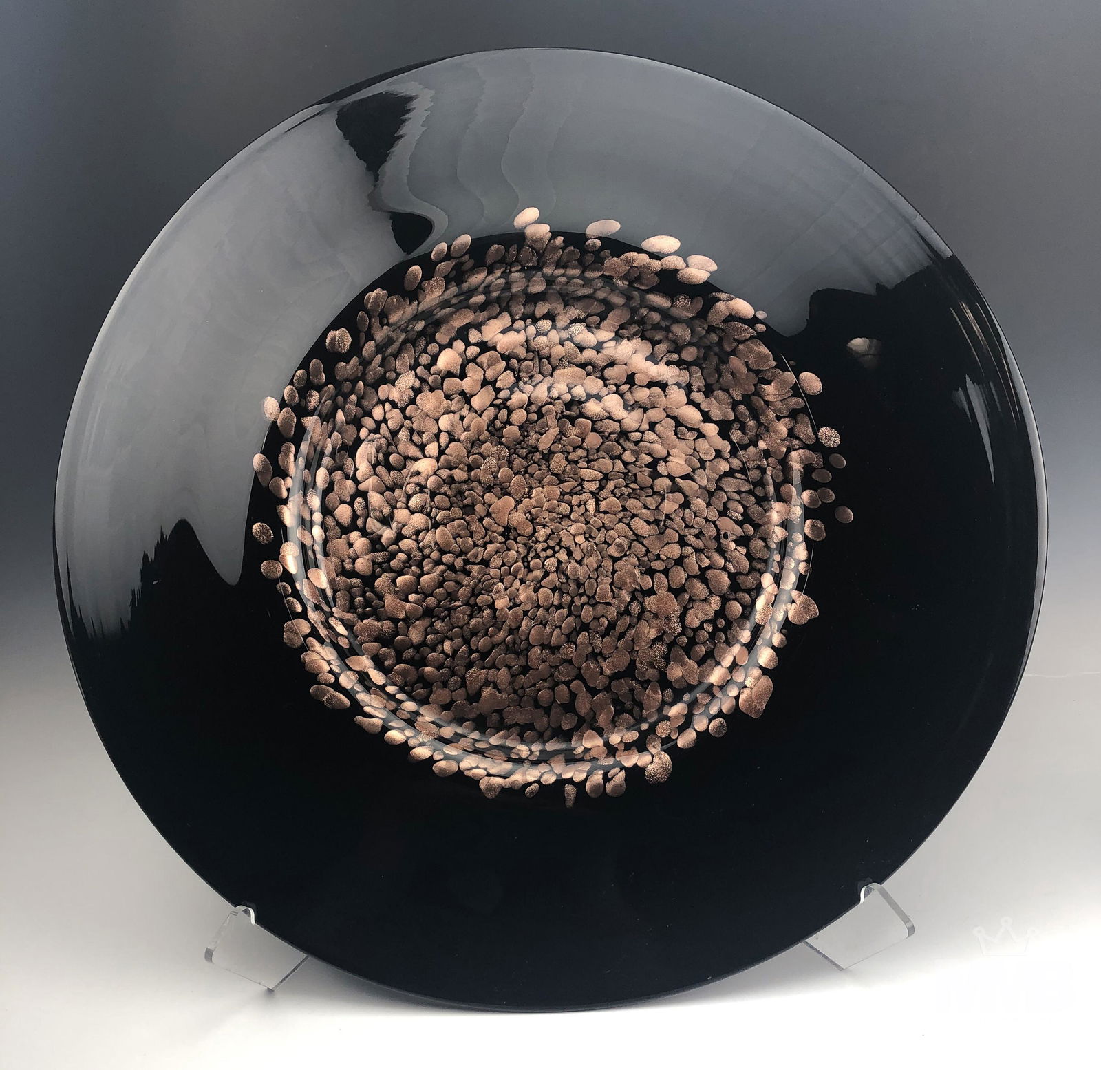 Italian Murano Art Glass Charger Centerpiece Plate (1 of 5)