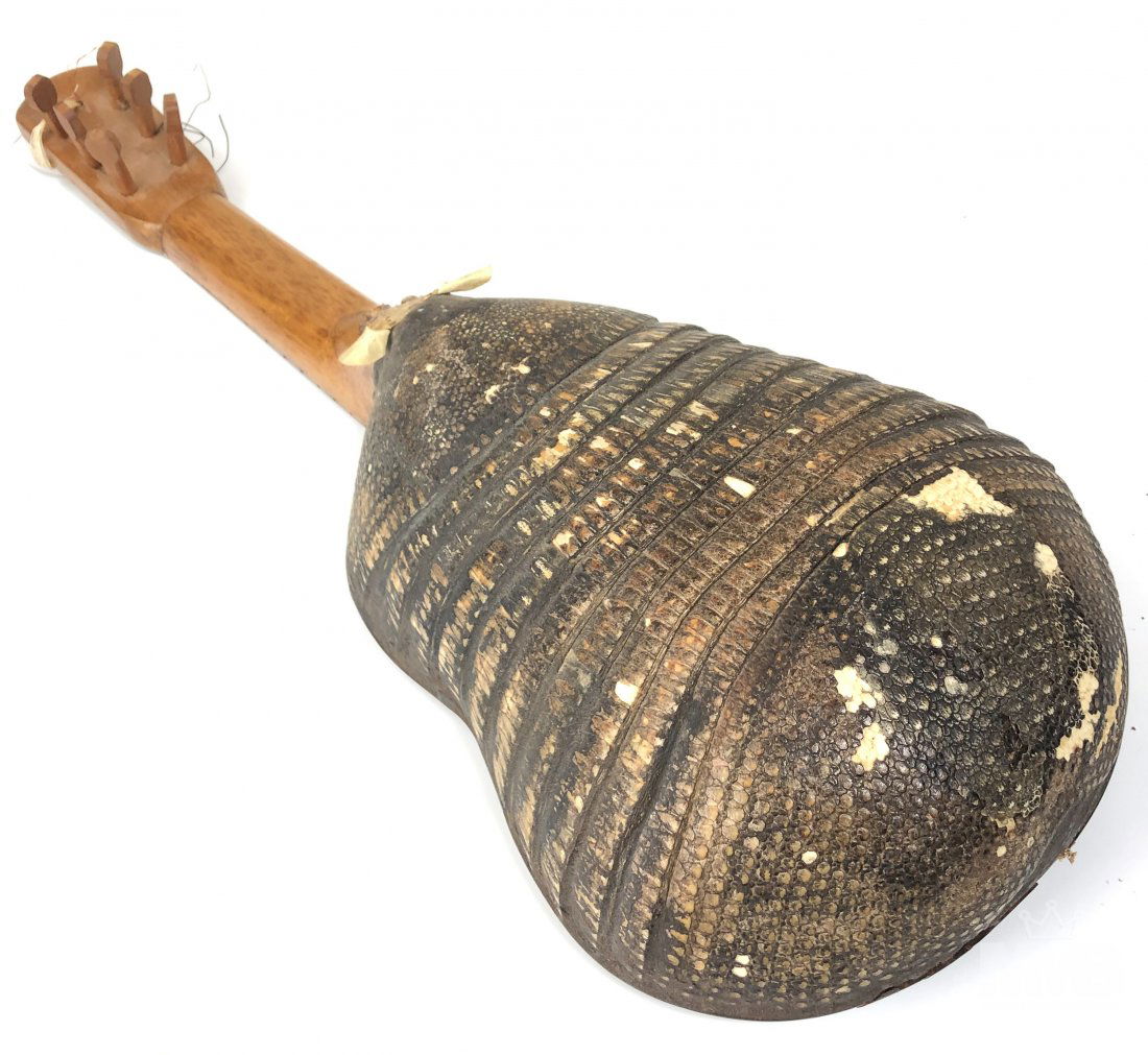 Armadillo Shell & Wood Acoustic 6 String Guitar (1 of 8)