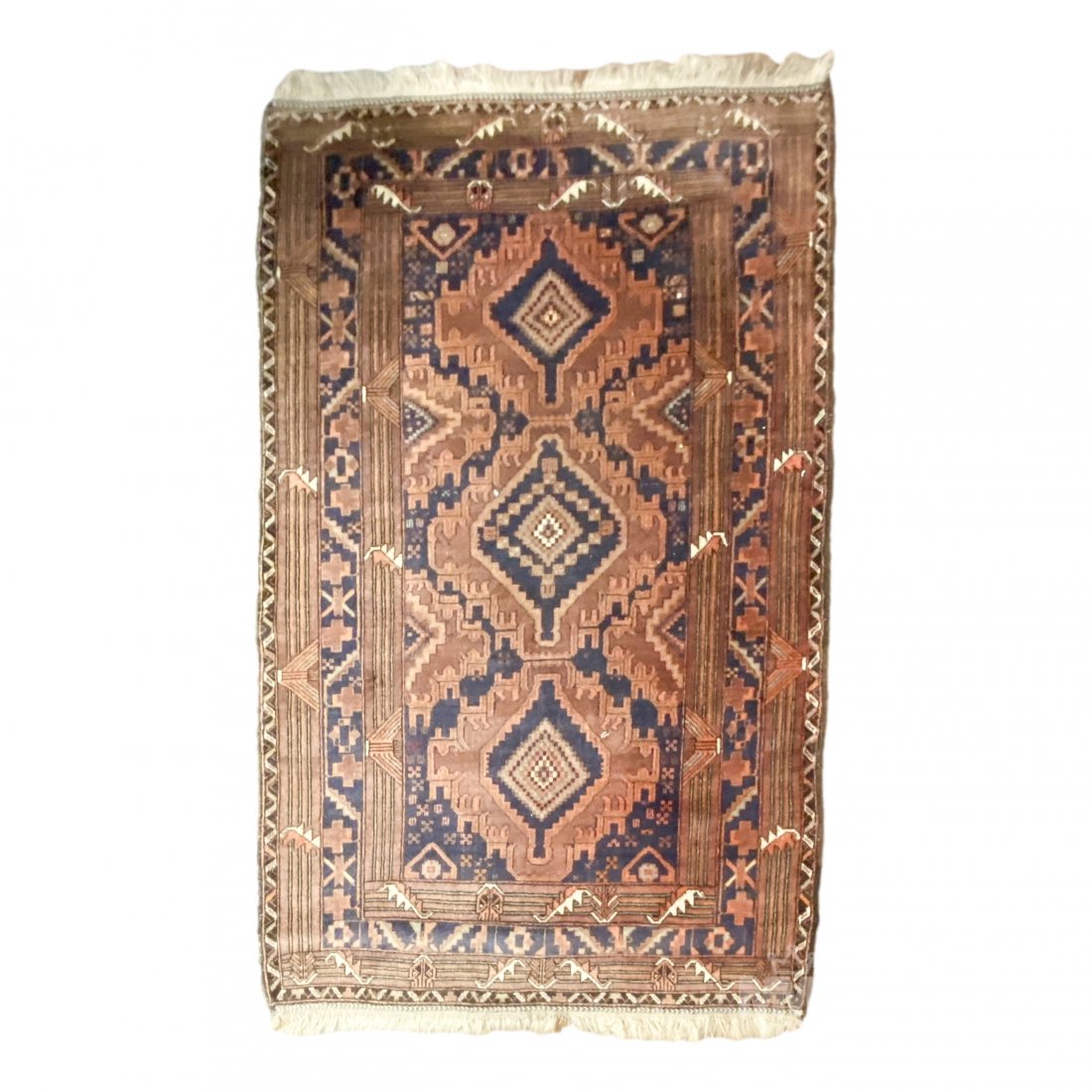 Geometric Woven 83" X 38" Fine Carpet Area Rug (1 of 4)