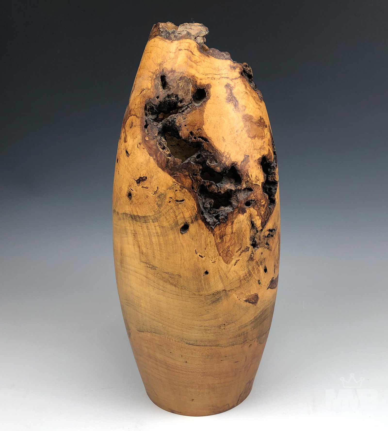 Knud Oland (1921-1991) Burled Maple Wood Vase (1 of 5)
