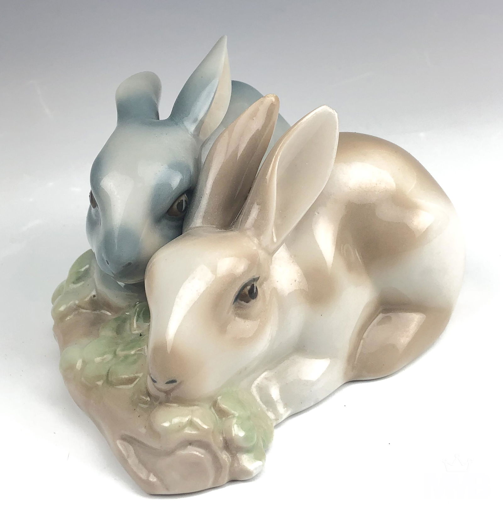 Casades Spanish Porcelain Double Rabbit Figurine (1 of 6)