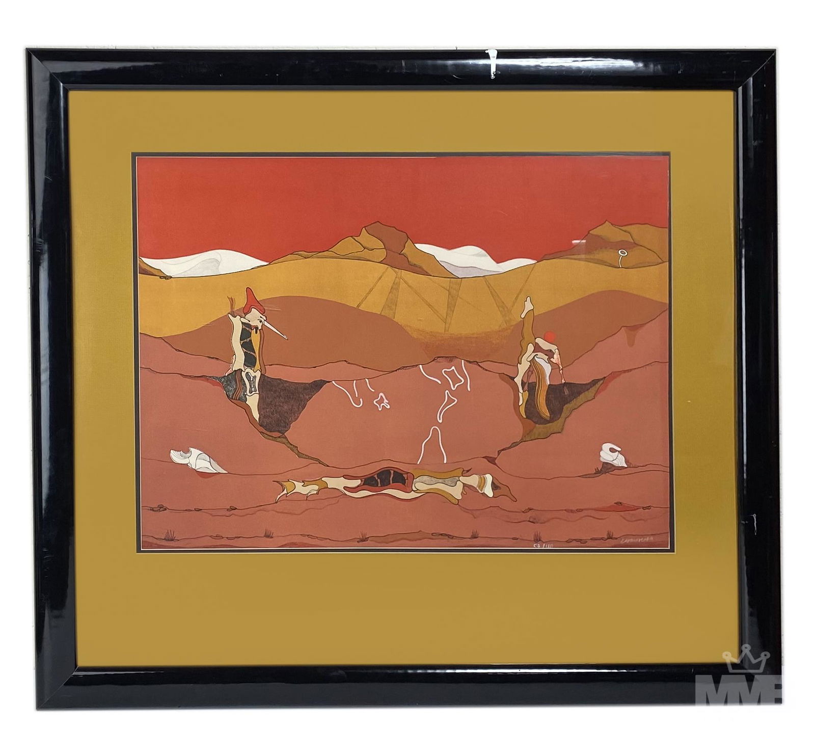 Jorge Camacho 1934-2011 Signed Abstract Lithograph (1 of 4)