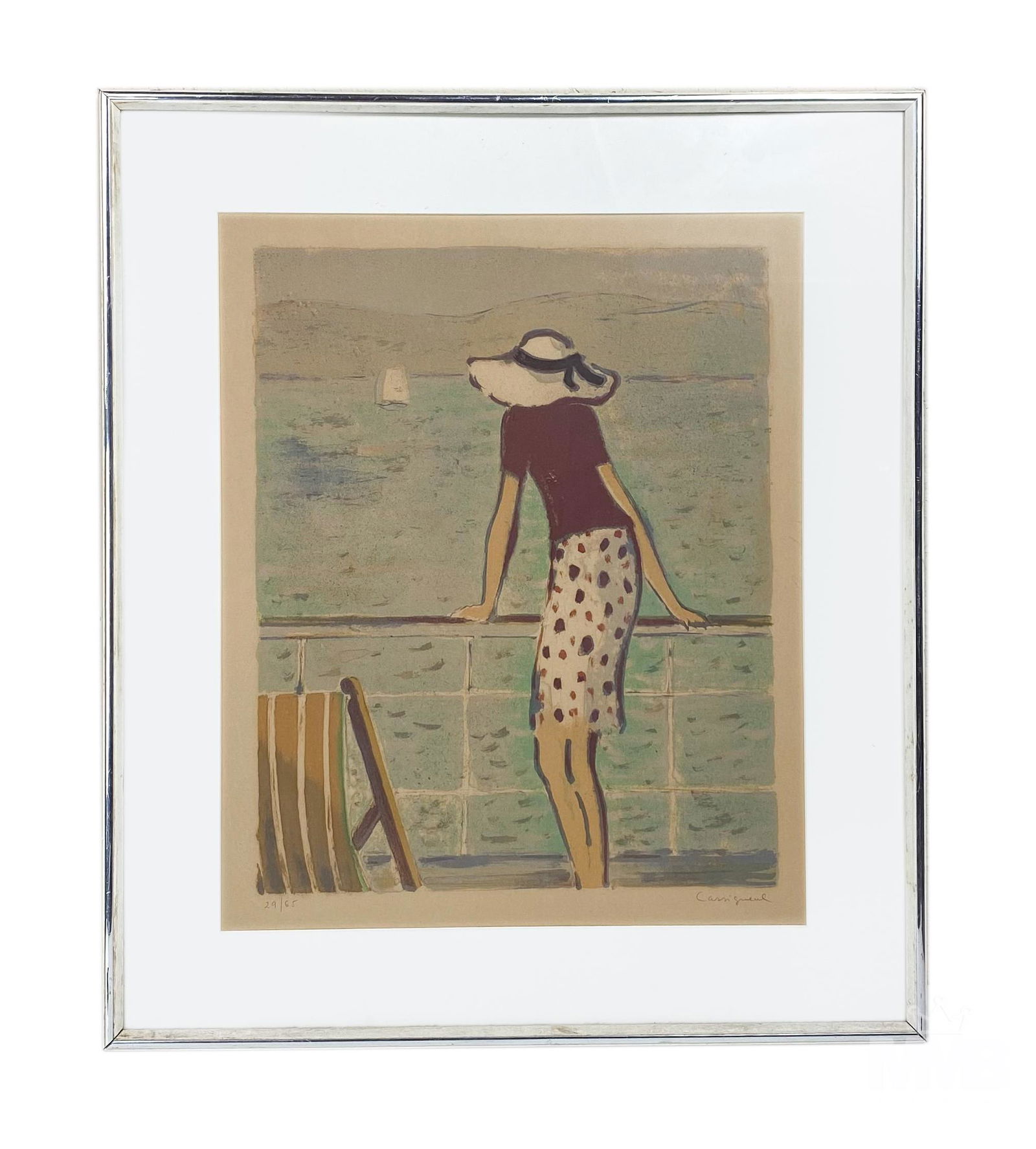 Jean Pierre Cassigneul Female Figural Lithograph (1 of 5)