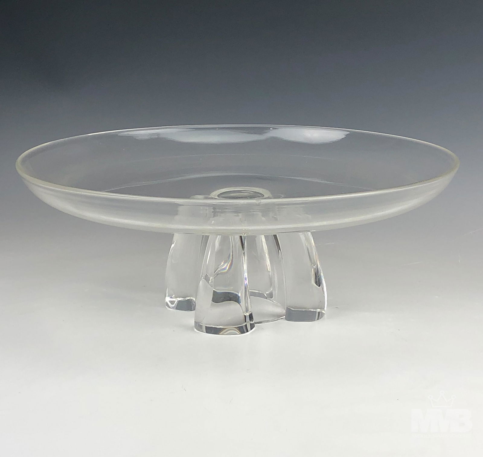 Steuben Crystal Shallow Compote Footed Centerpiece (1 of 5)