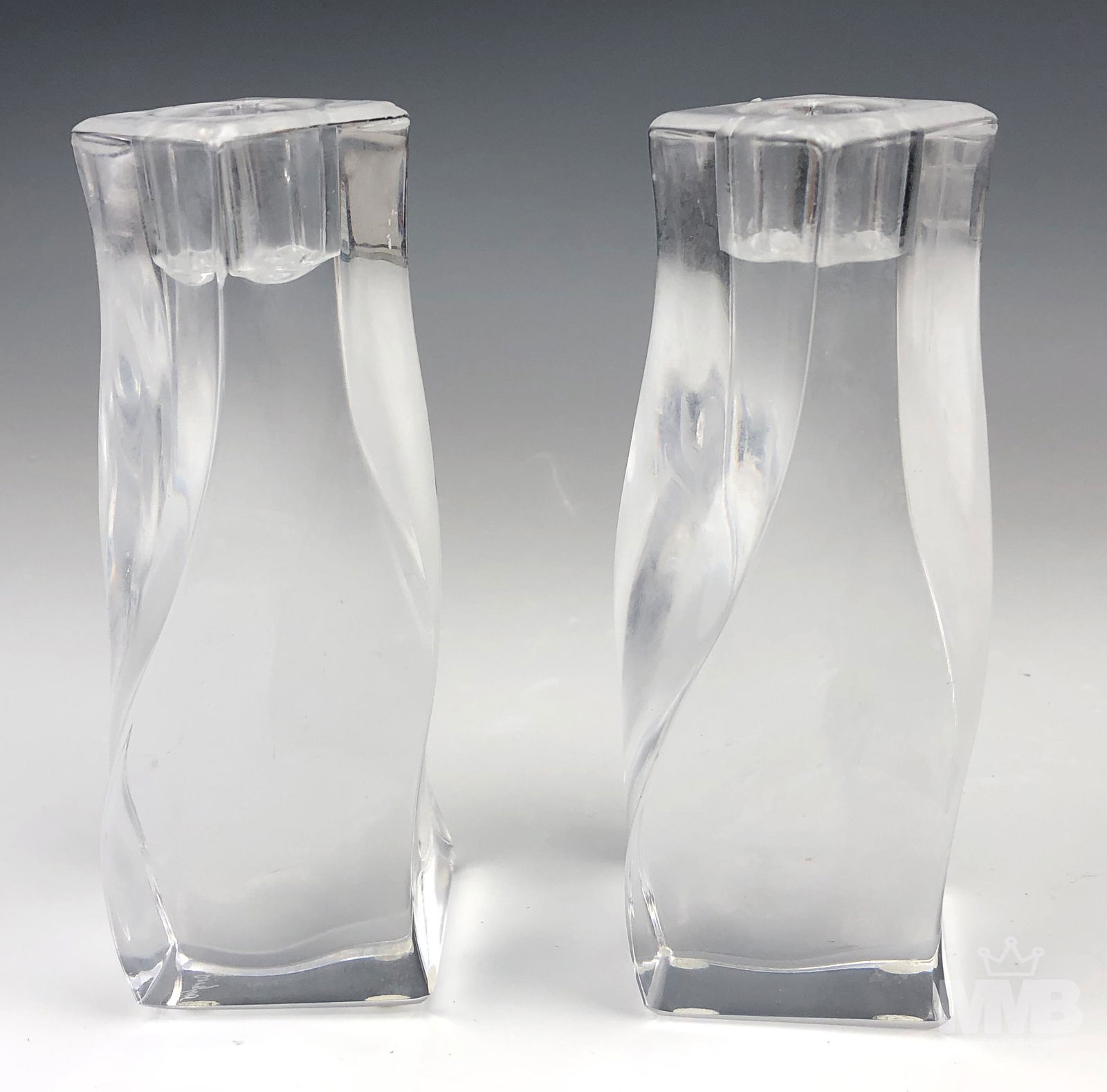 Orrefors Studio Art Glass Residence Candlesticks (1 of 3)
