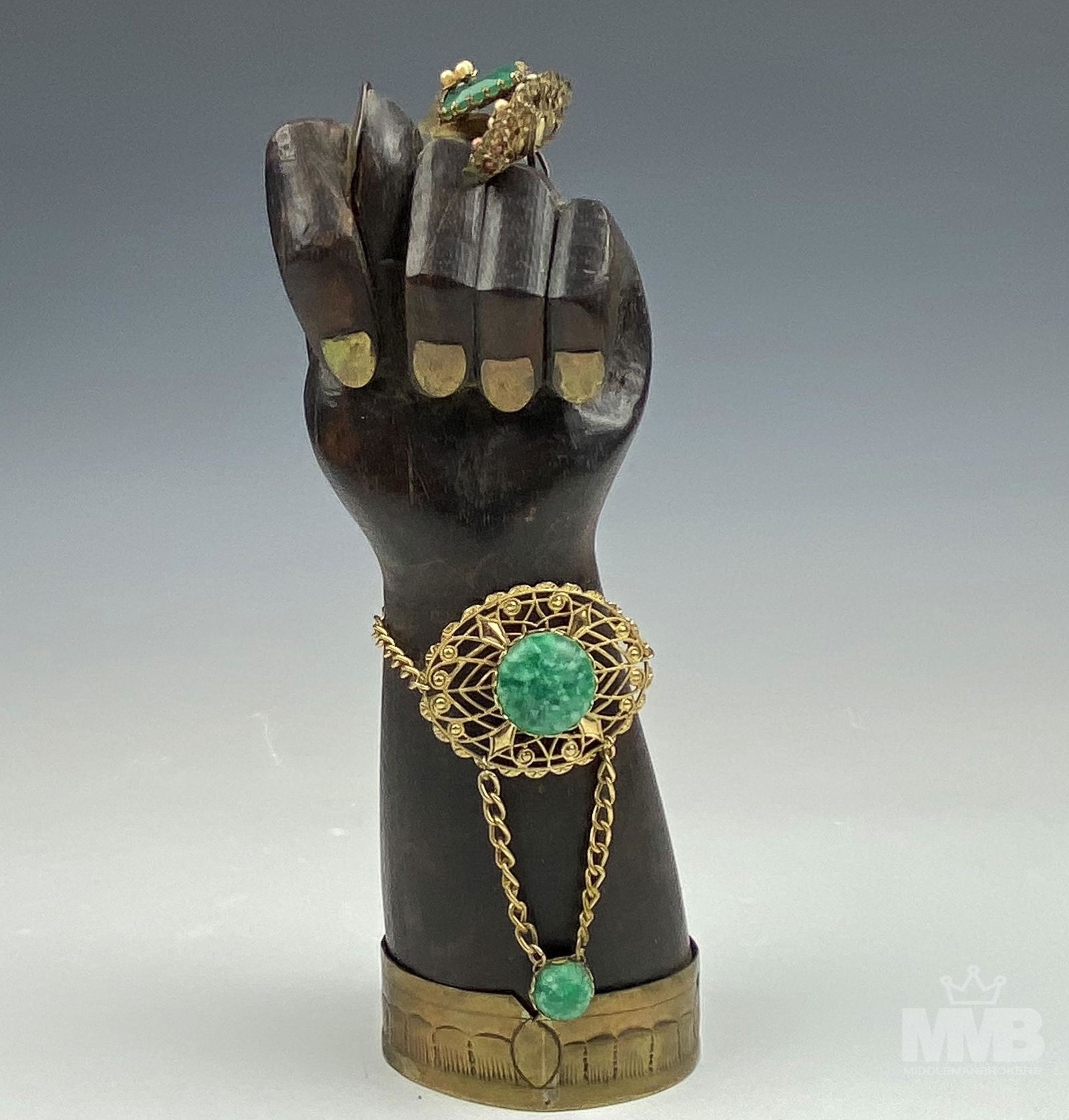 Hand Carved Wooden Mano Figa Fist Hand Sculpture (1 of 9)