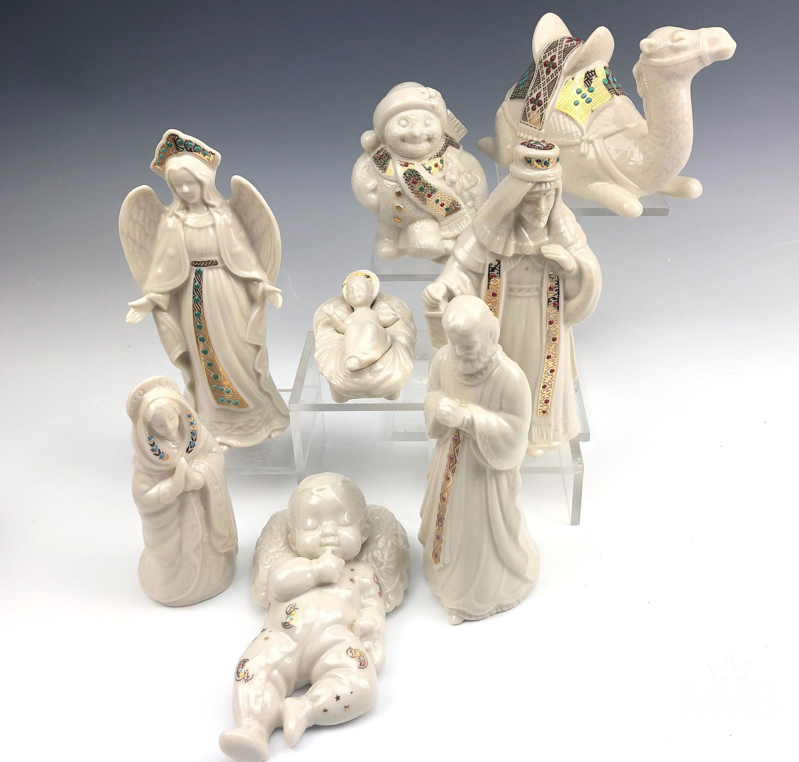 Lenox China Jewels Collection 8 Piece Nativity Set (1 of 6)