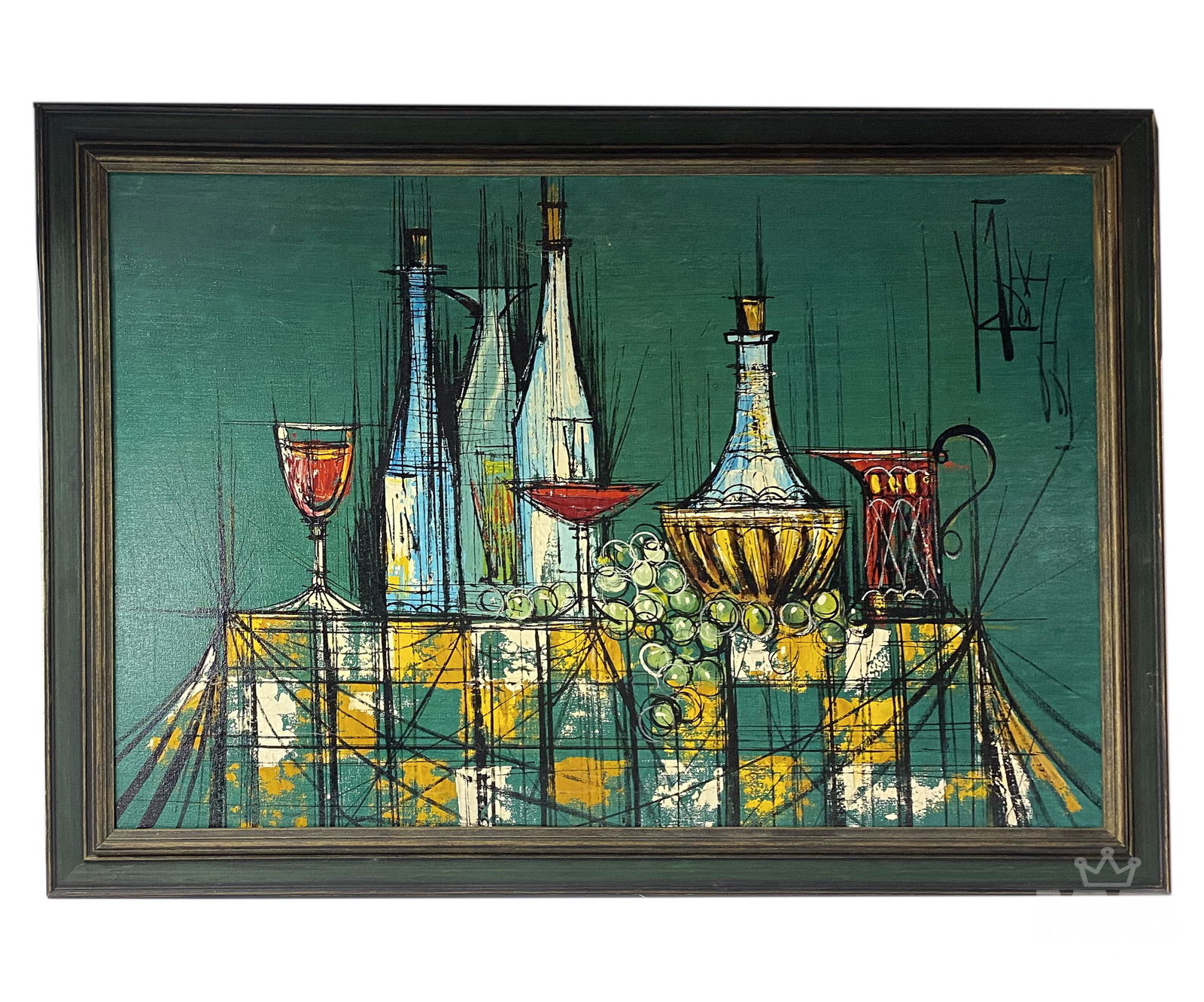 Mid Century MCM Paris School Still Life Painting (1 of 5)