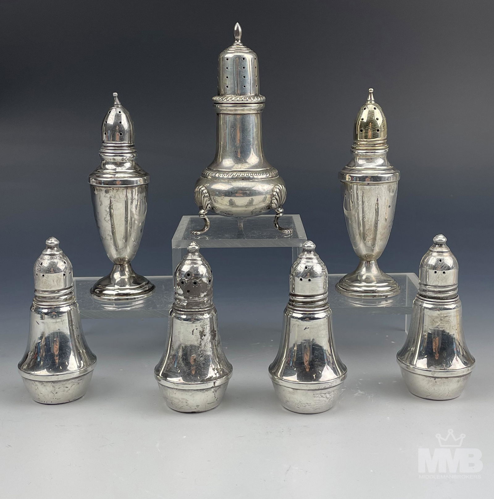 Towle Fisher Sterling Silver Salt Pepper Shakers (1 of 7)