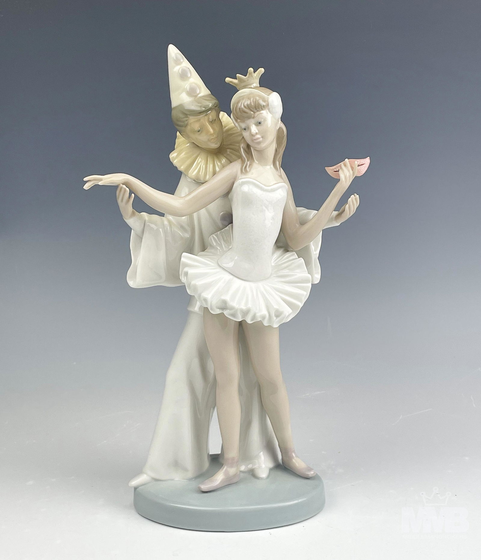 Lladro Carnival Couple # 4882 Porcelain Figurine (1 of 5)