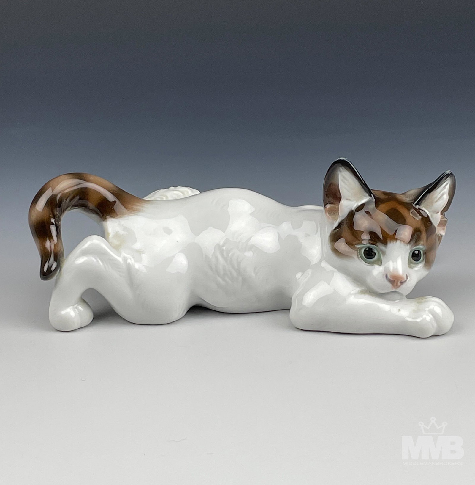 Rosenthal Signed Karner Porcelain Kitten Figurine (1 of 4)