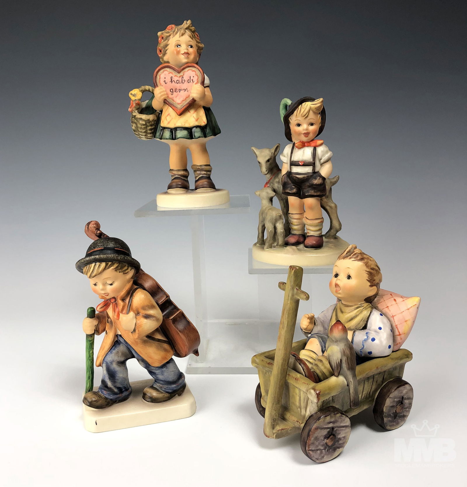 Estate Collection 4 Hummel German Ceramic Figurine (1 of 12)