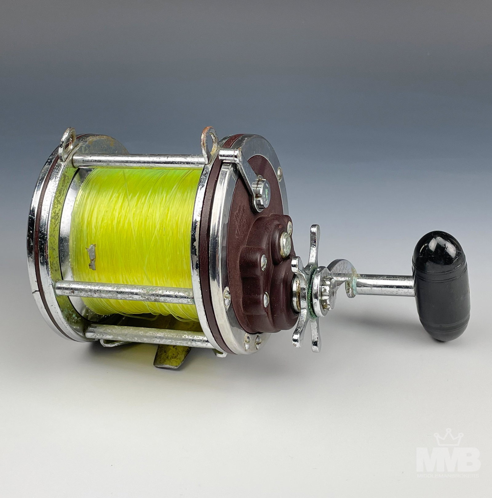 Penn Senator 114H Deep Sea Saltwater Fishing Reel: Heavy duty and incredibly durable fishing reel from Penn with dark brown colored side plates, stainless steel ball bearings and high gear ratio. Ideal for saltwater trolling and specialized types of c