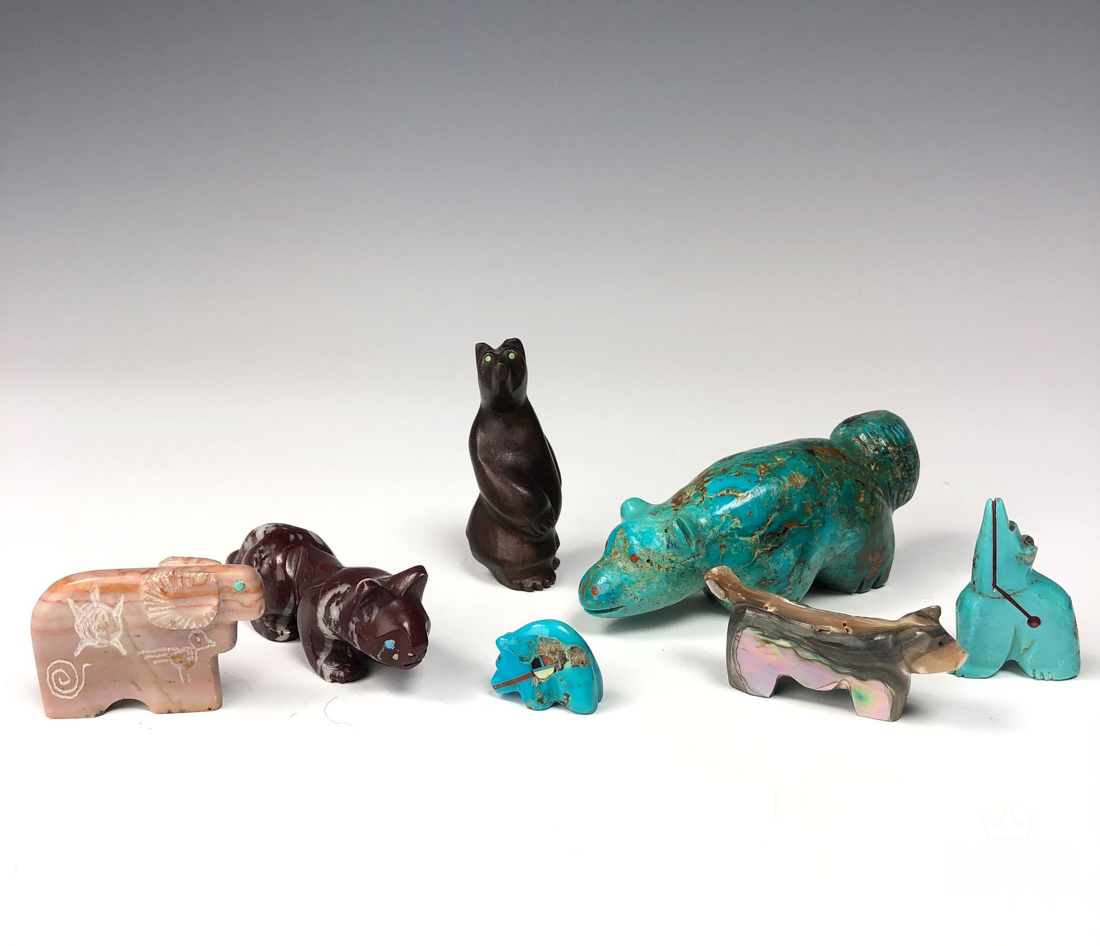 Native American Indian Fetish Animal Sculpture LOT (1 of 4)