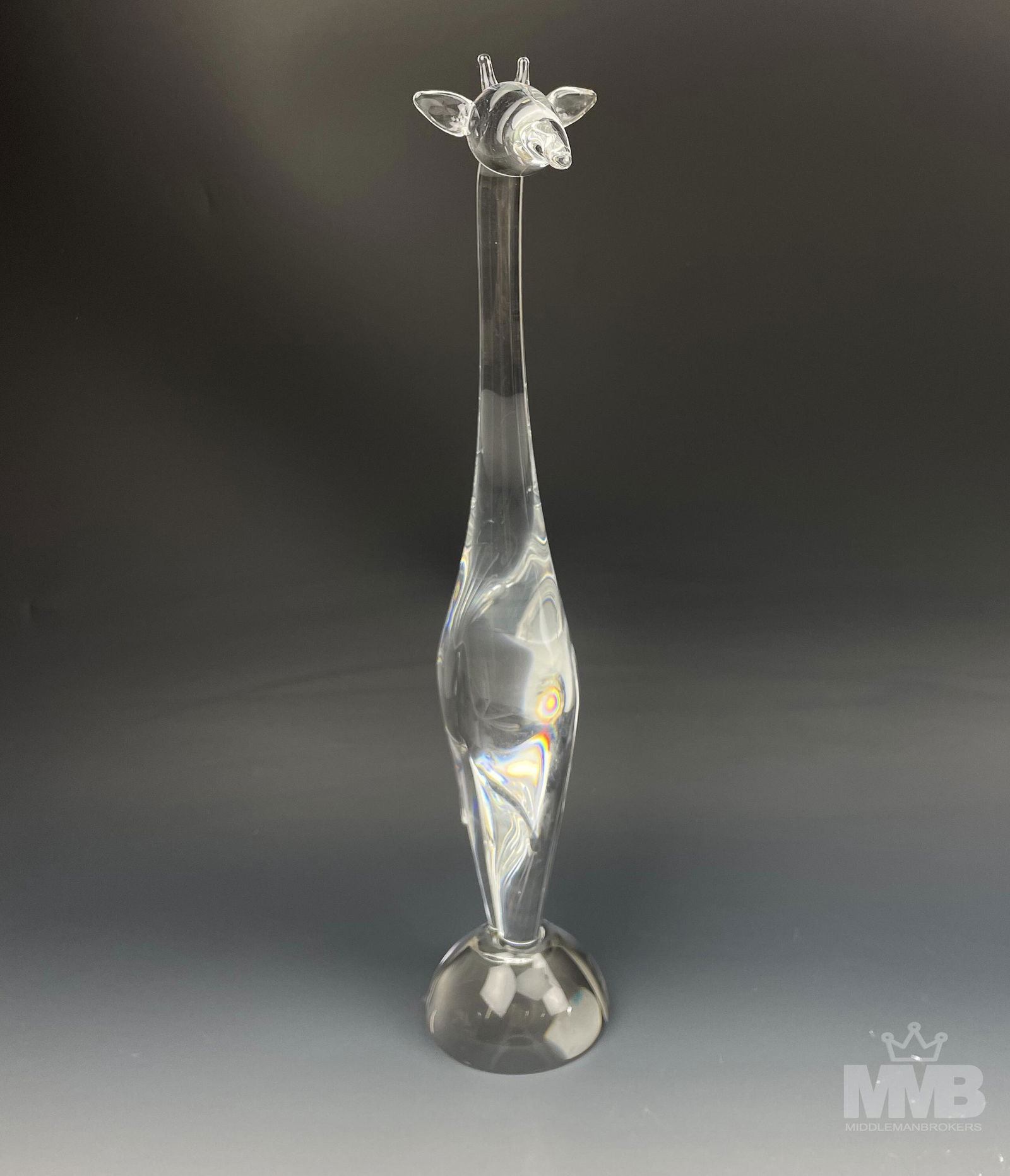 Steuben Crystal Giraffe # 8119 Art Glass Sculpture (1 of 4)