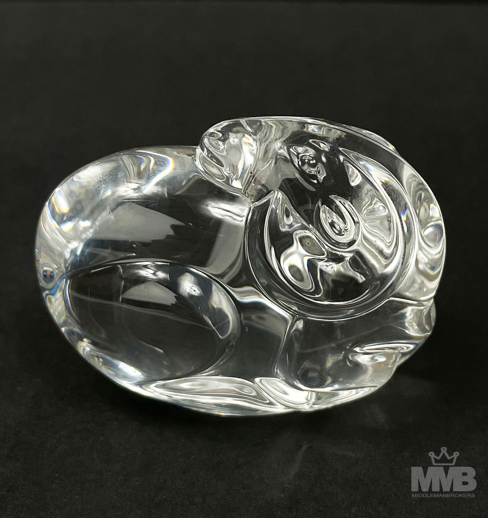Steuben Crystal Ram LE Hand Cooler Paperweight (1 of 4)