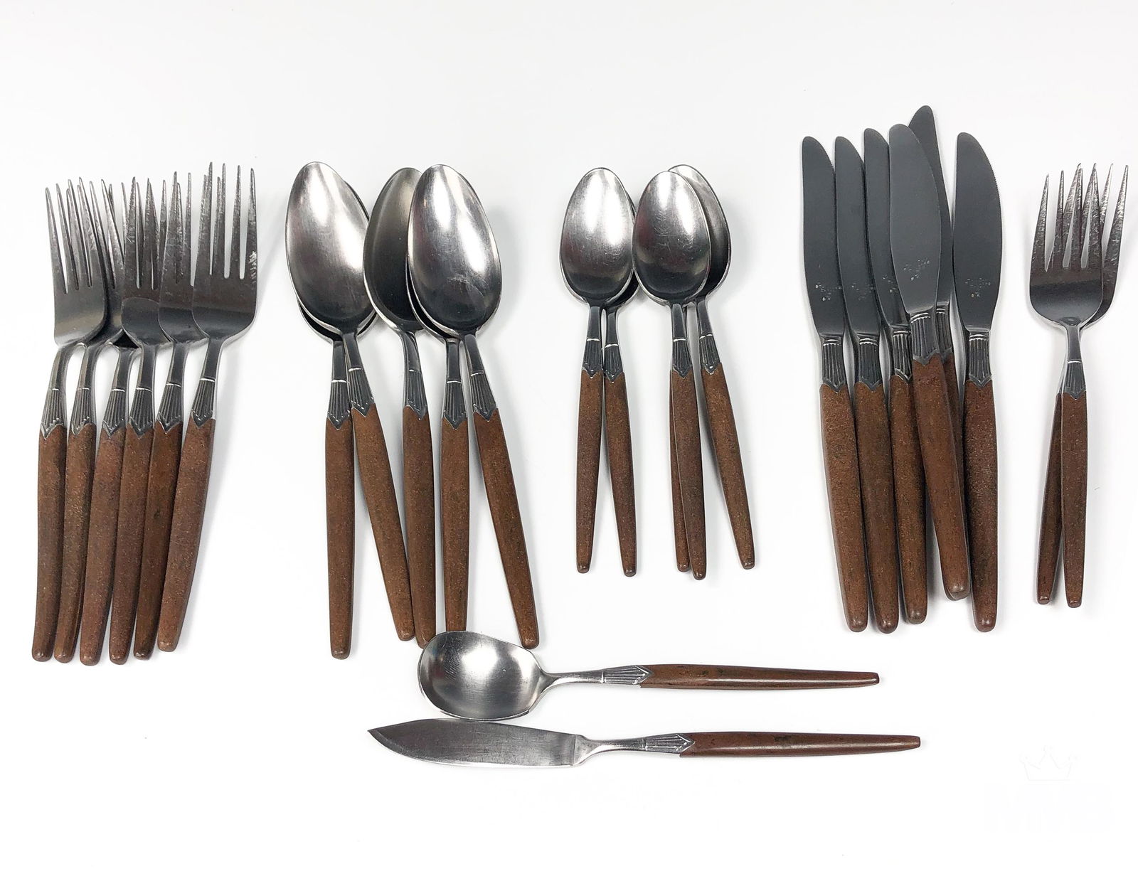 26 pc Stanley Roberts Holiday Spoon Fork Knife Set (1 of 6)