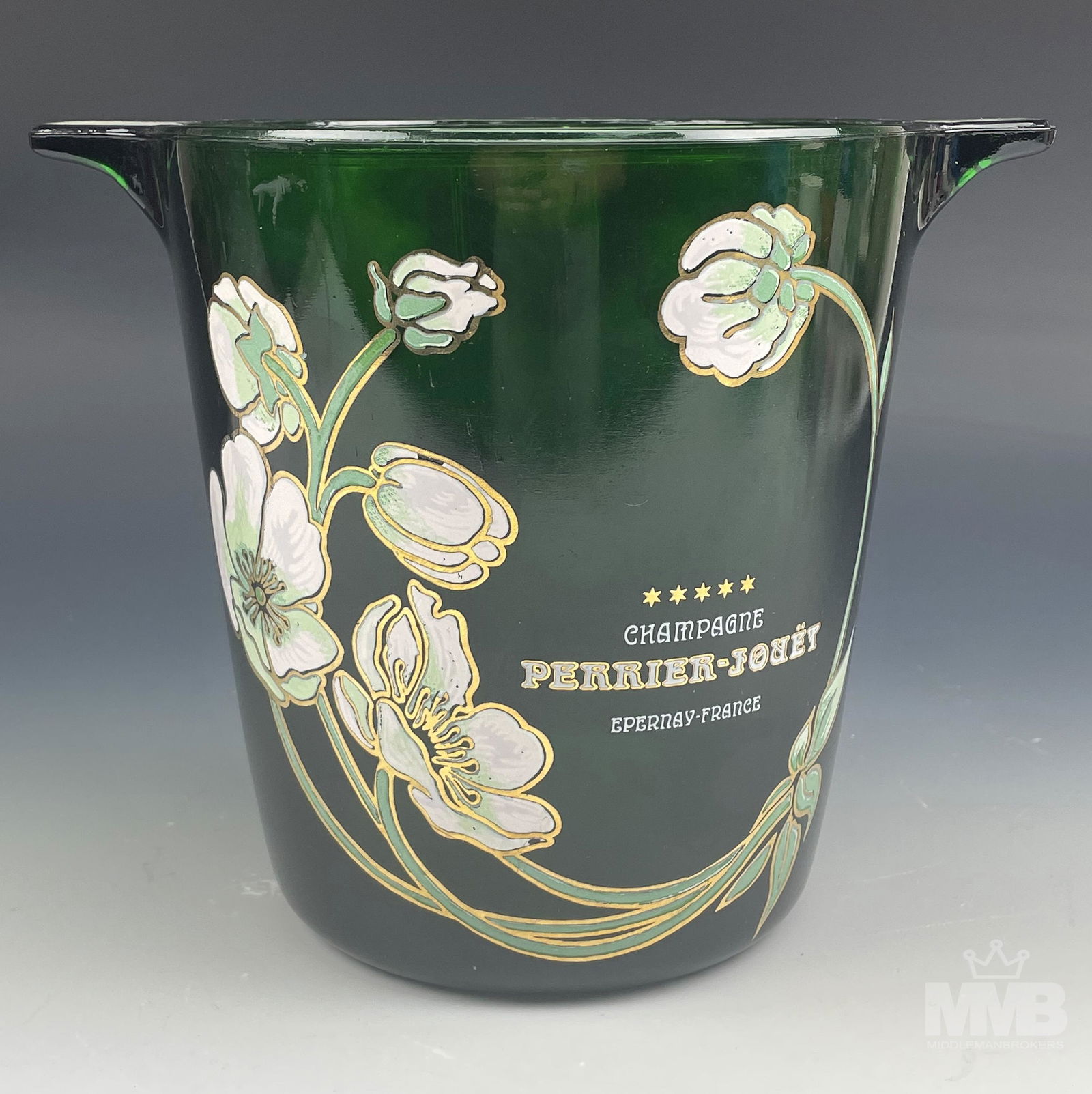 Perrier-Jouet France Champagne Enamel Glass Bucket (1 of 4)