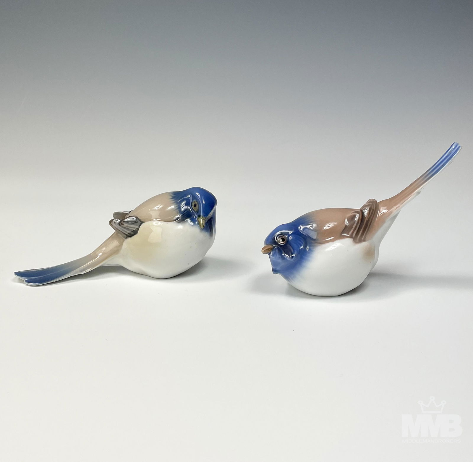 2 Bing Grondahl Danish Porcelain Bird Figurines (1 of 5)