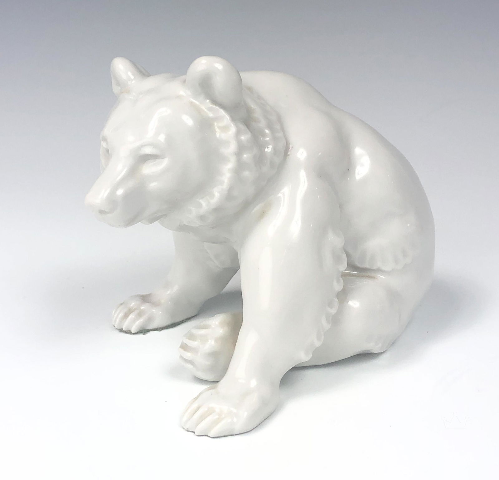 Suisse Langenthal Porcelain Sitting Bear Figurine (1 of 4)