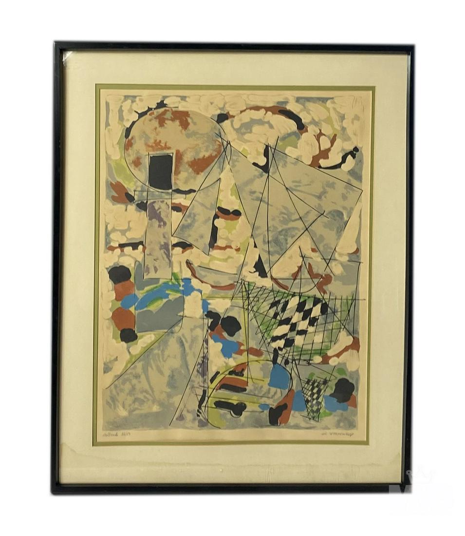 Claude Venard 1913-1999 LE Color Litho Lithograph (1 of 7)