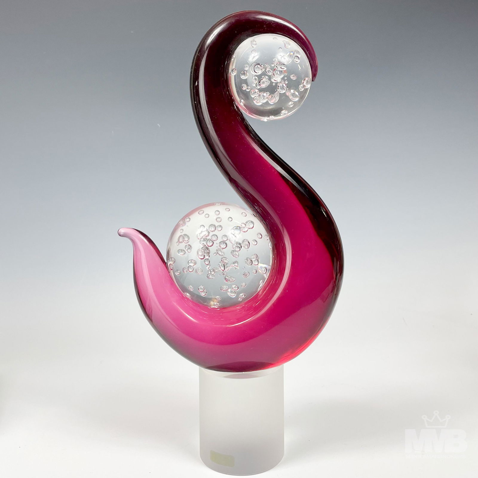 Elio Raffaeli Murano Mid Century Glass Sculpture (1 of 5)