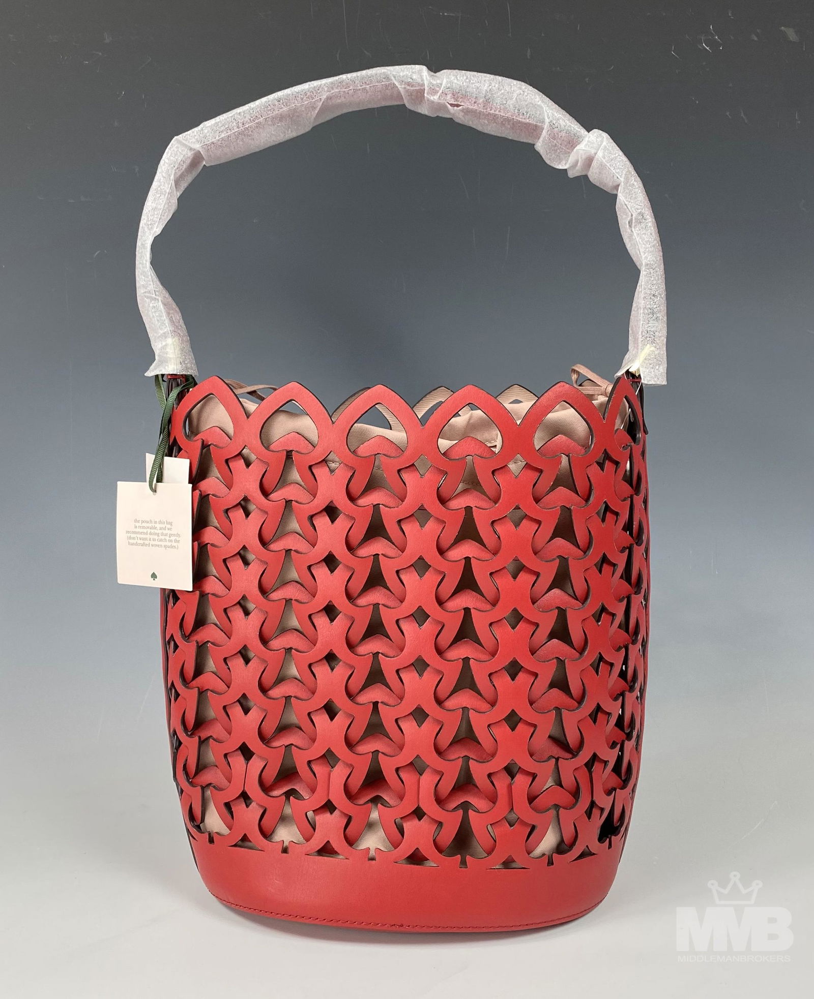 Kate Spade Dorie Hot Red Chili Leather Bucket Bag (1 of 14)