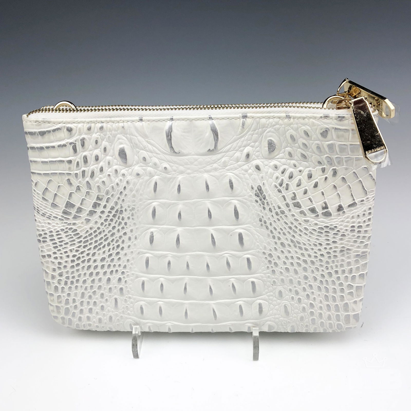 Brahmin Alligator Leather Designer Handbag Purse (1 of 6)