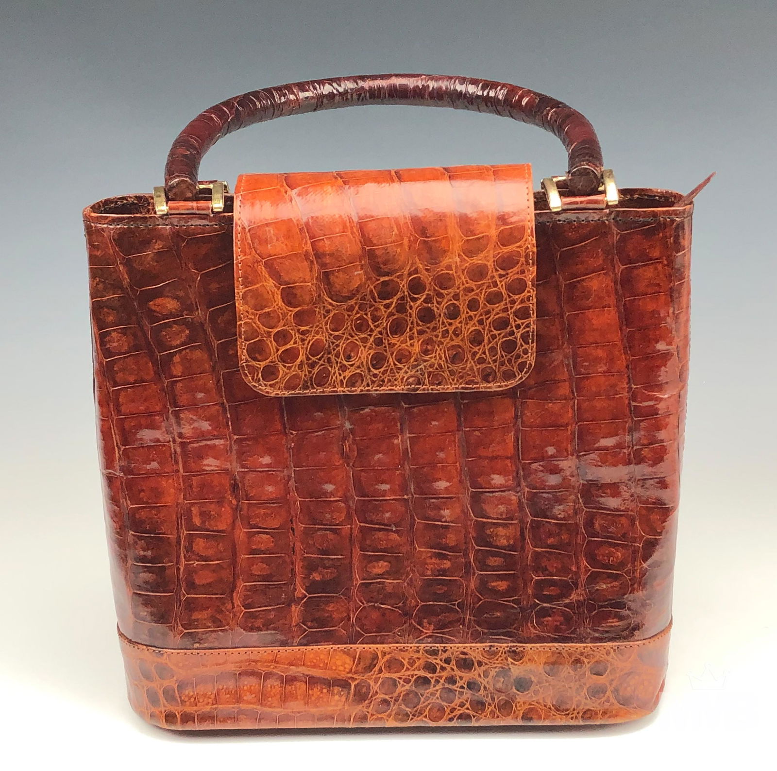 Alligator Crocodile Leather Handbag Purse Bag (1 of 6)