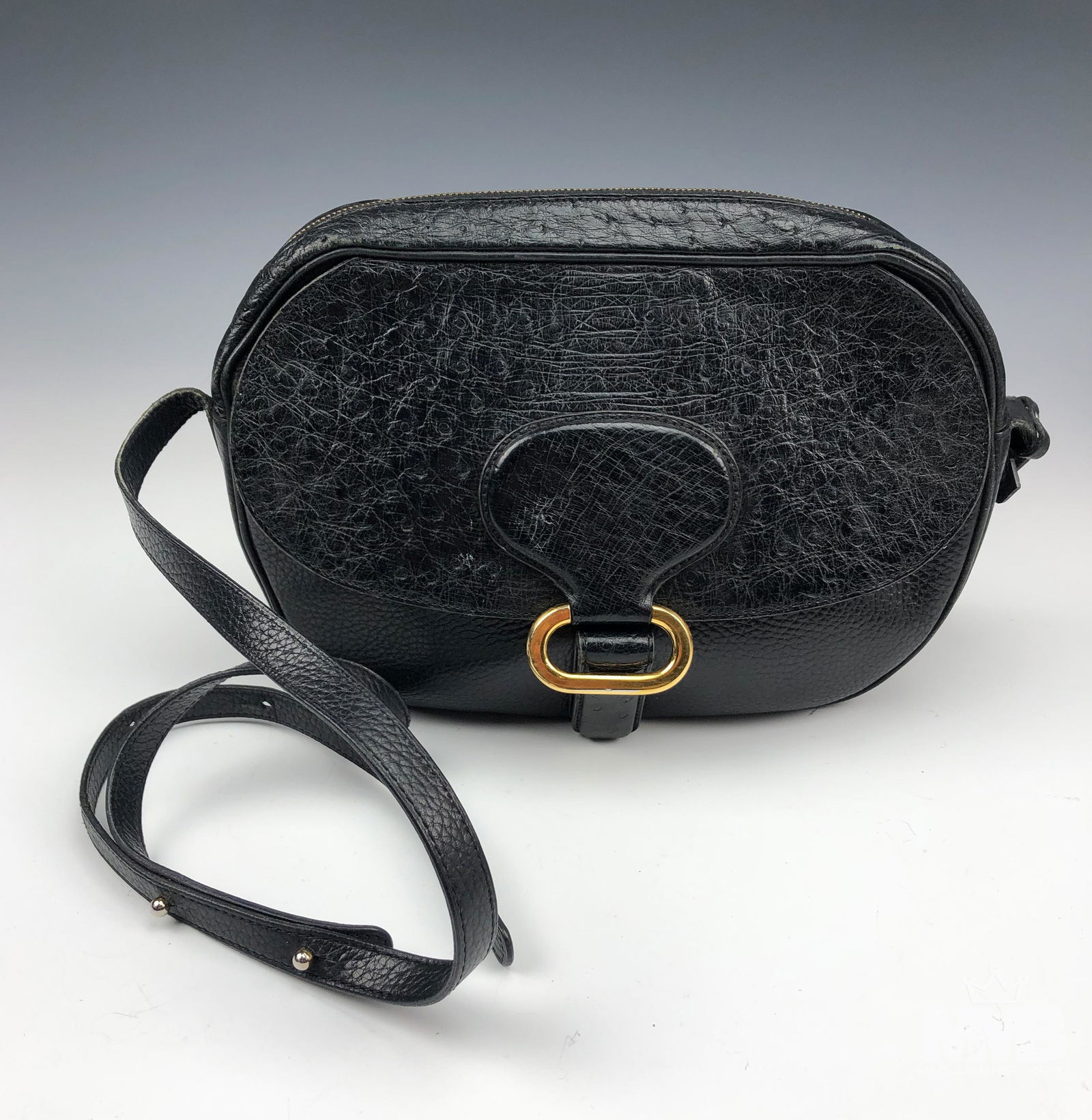Delvaux Luxury Designer Black Leather Purse Bag (1 of 7)