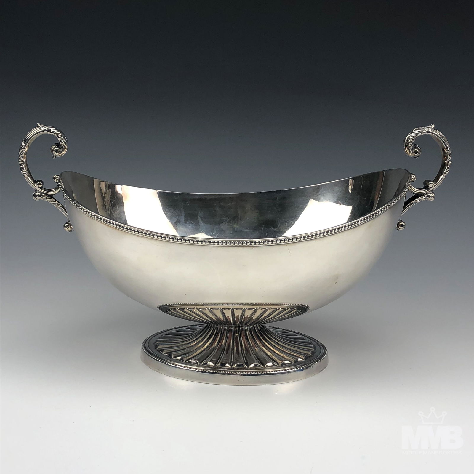 Art Deco Birks Regency Silver Plate Centerbowl (1 of 5)