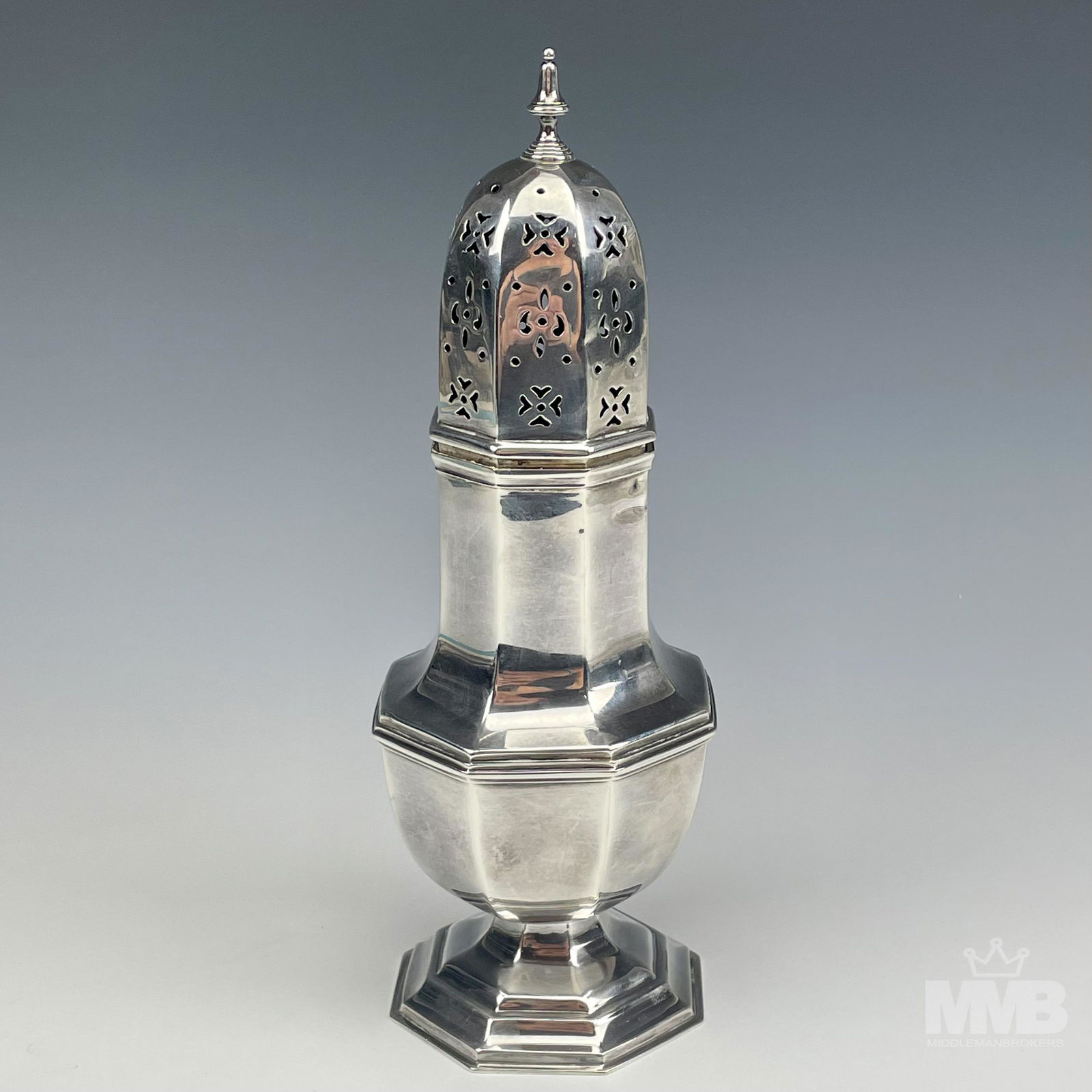 Mappin Webb English Silver Sugar Castor Muffineer (1 of 5)
