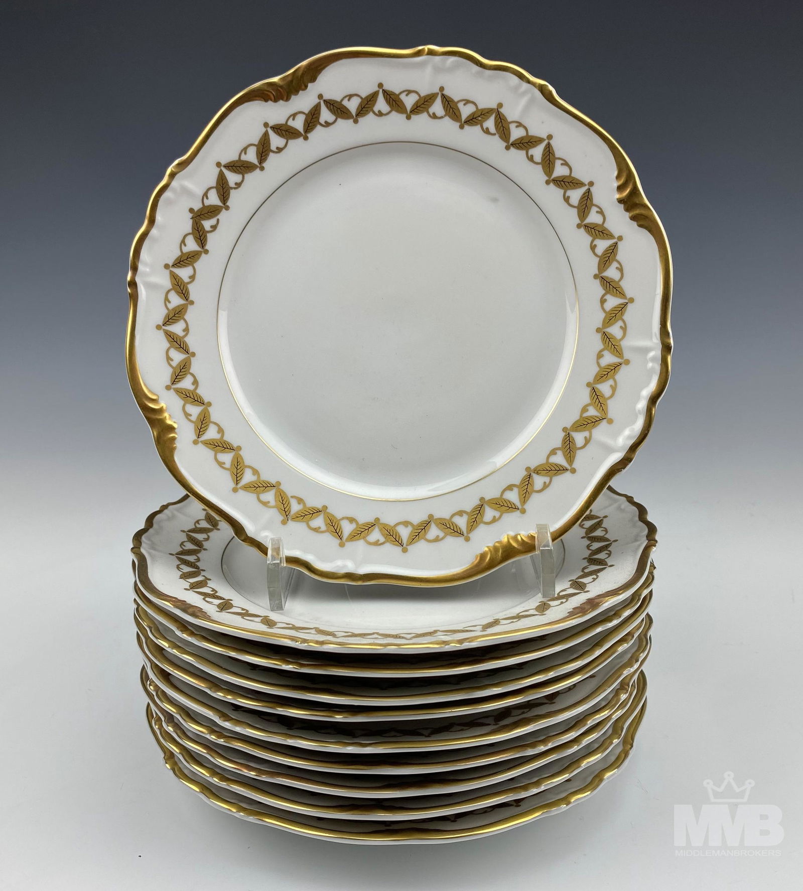 10 Edelstein Maria Theresia Porcelain Salad Plates (1 of 5)