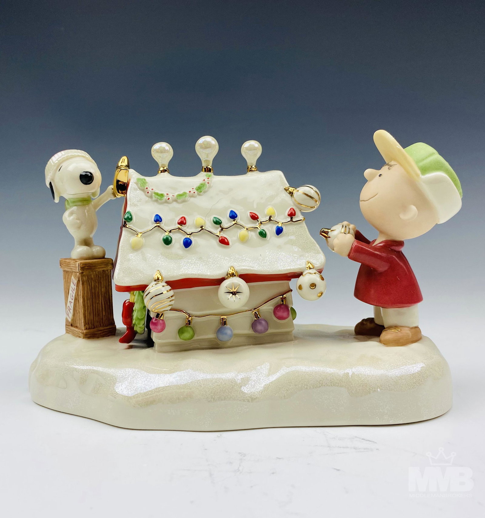 Lenox Snoopys Christmas Celebration Musical w/ Box (1 of 7)