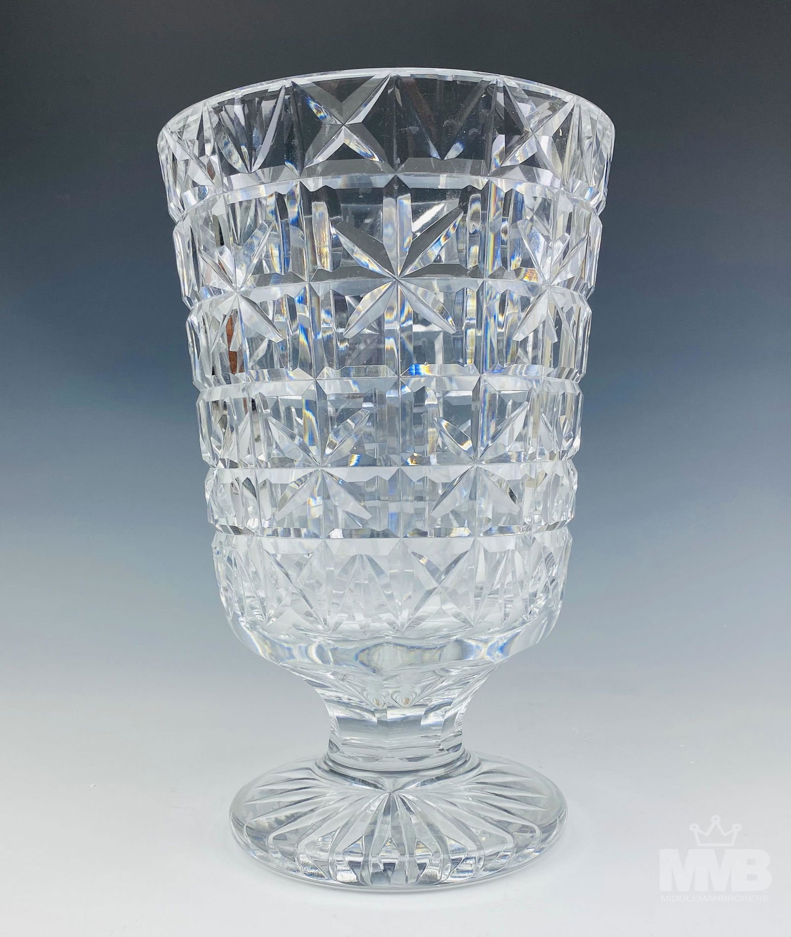 Waterford Crystal Art Glass Flower Bouquet Vase (1 of 8)