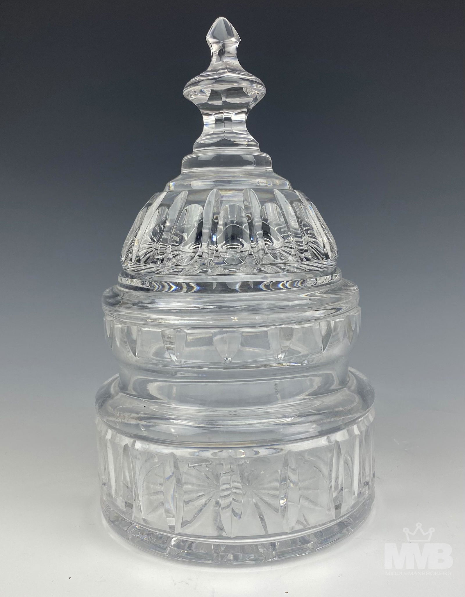 Waterford Crystal Capitol Dome Biscuit Cookie Jar (1 of 4)
