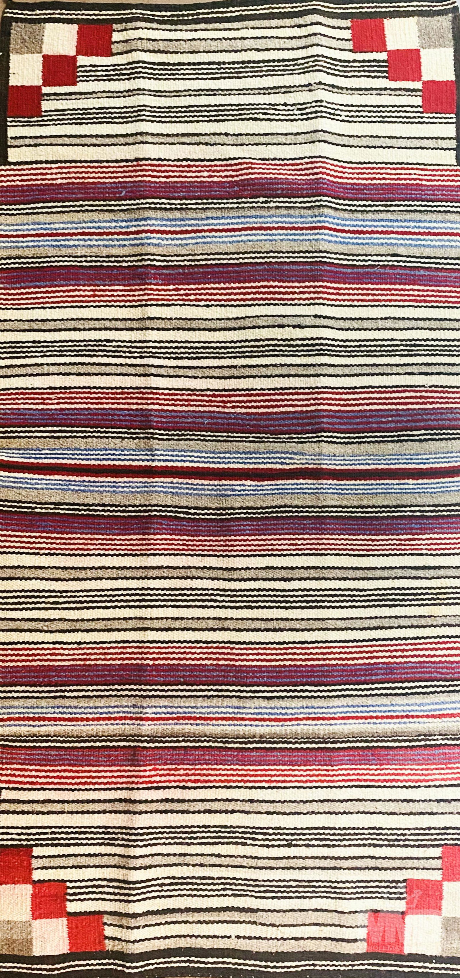 American Indian Multicolored Textile Area Rug (1 of 4)