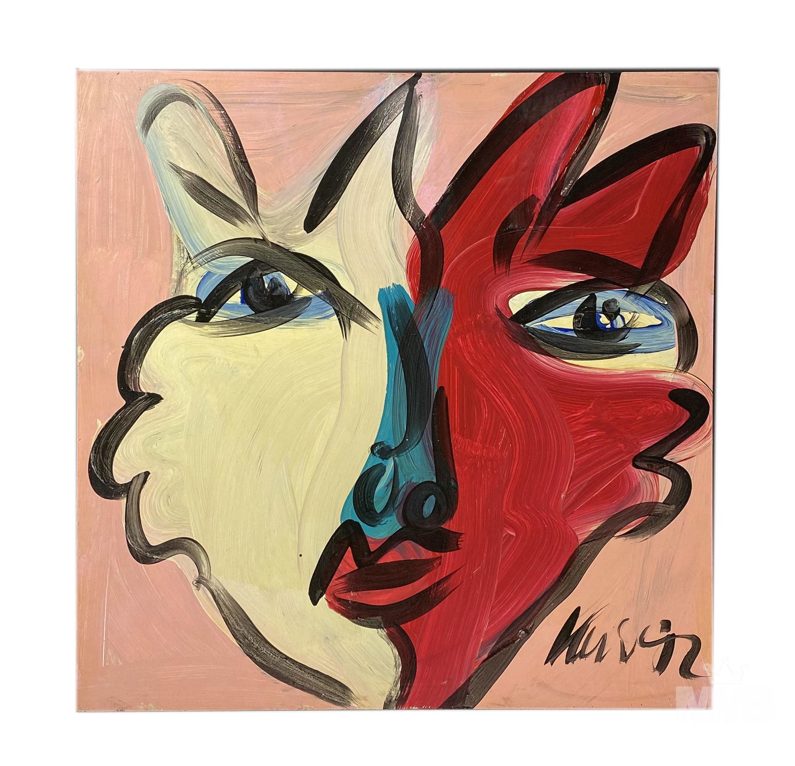 Peter Keil (German, b.1942) Portrait Oil Painting (1 of 4)