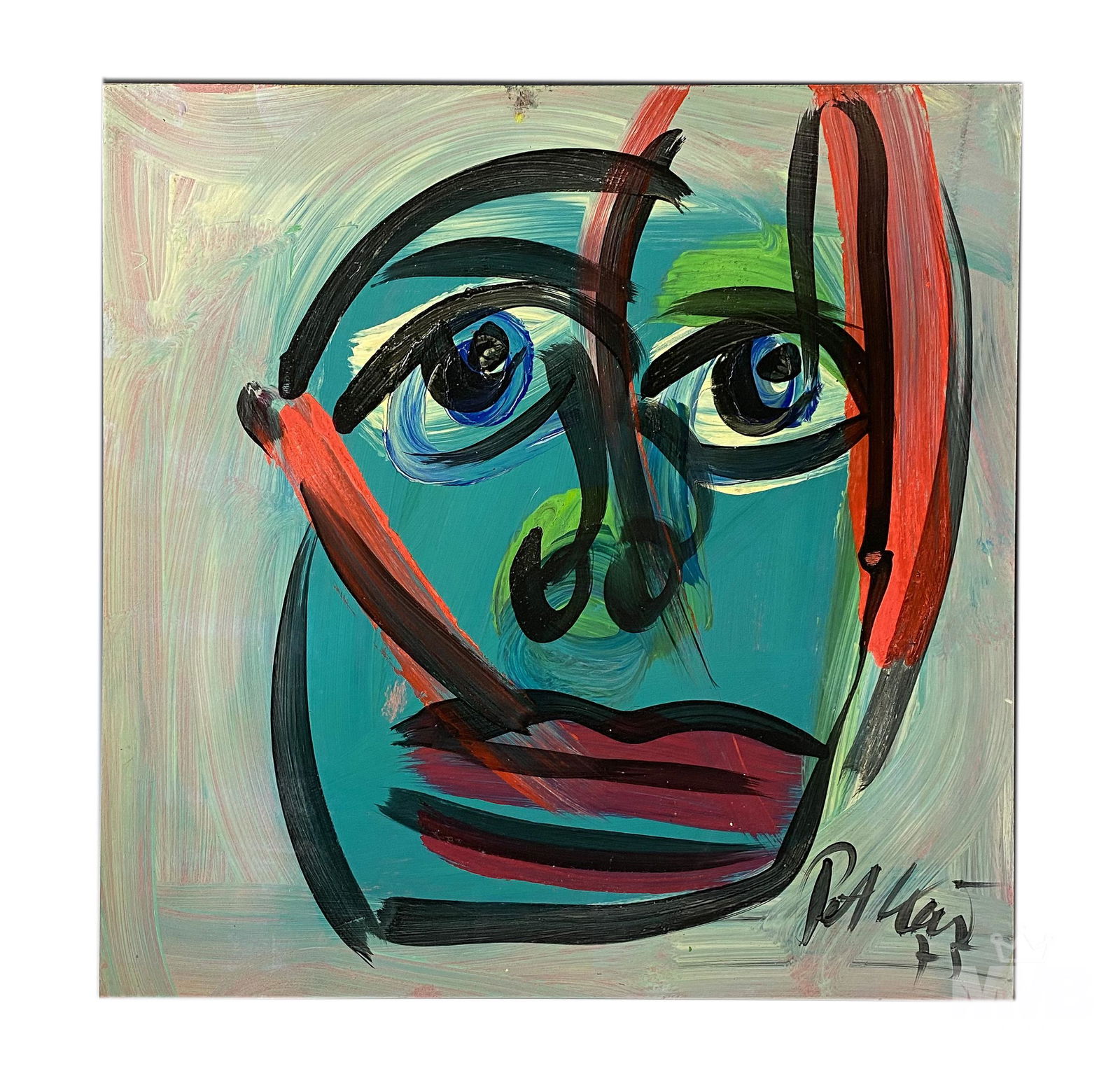 Peter Keil (German, b.1942) Portrait Oil Painting (1 of 3)