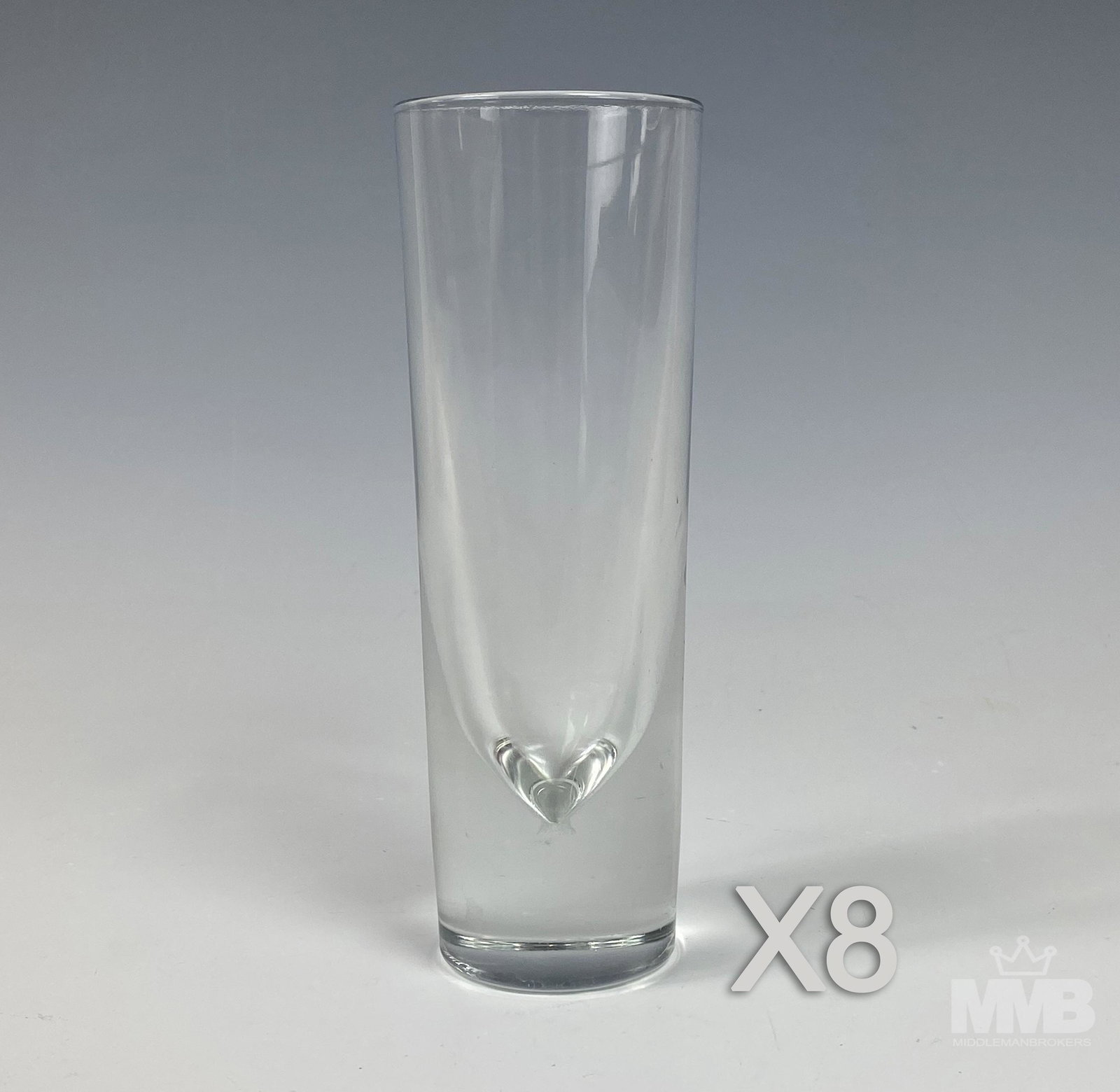 8 Carlo Moretti Italy Bar Barware Pilsner Glasses (1 of 2)