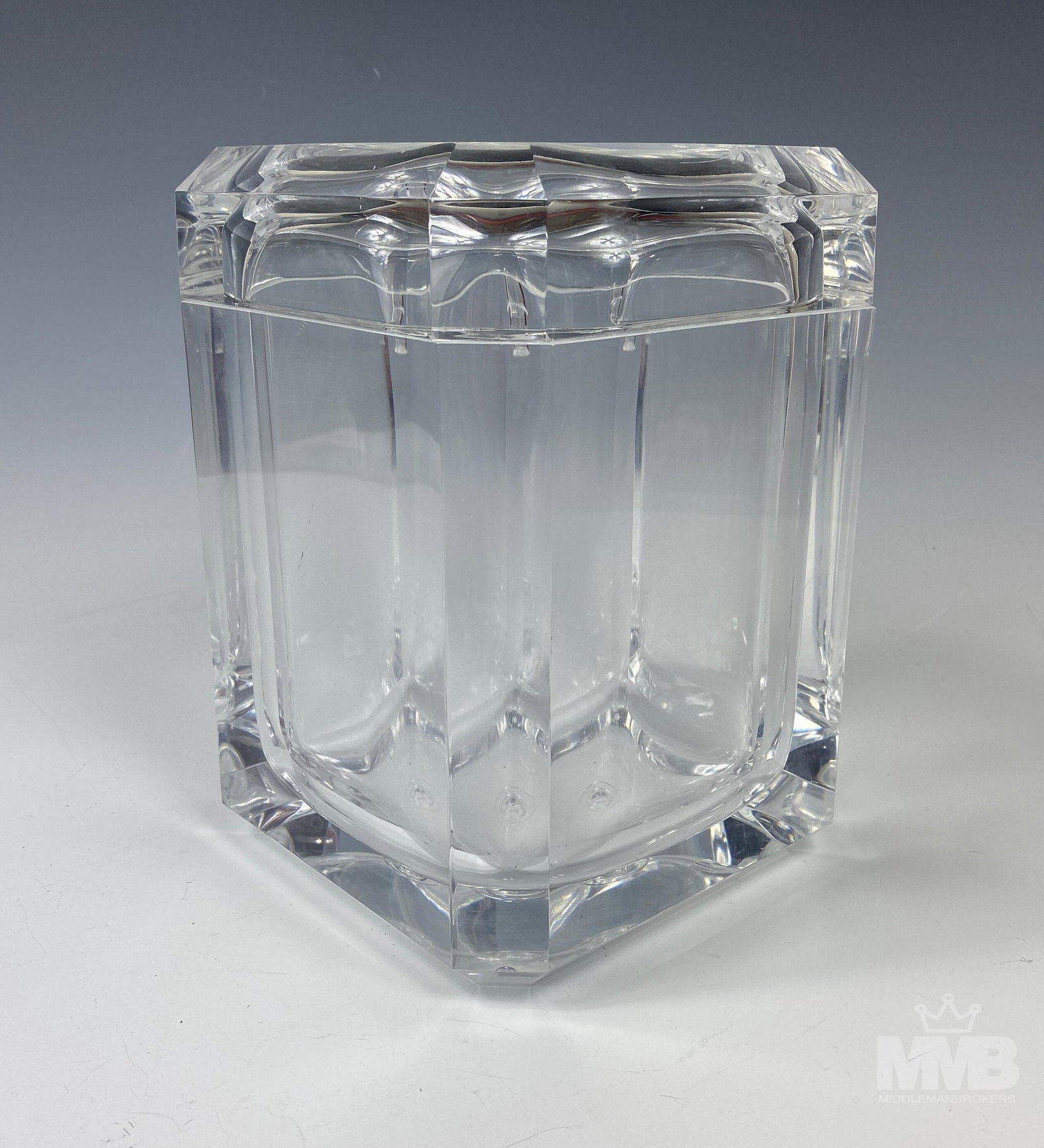 Alessandro Albrizzi Lucite Swivel Lid Ice Bucket (1 of 9)