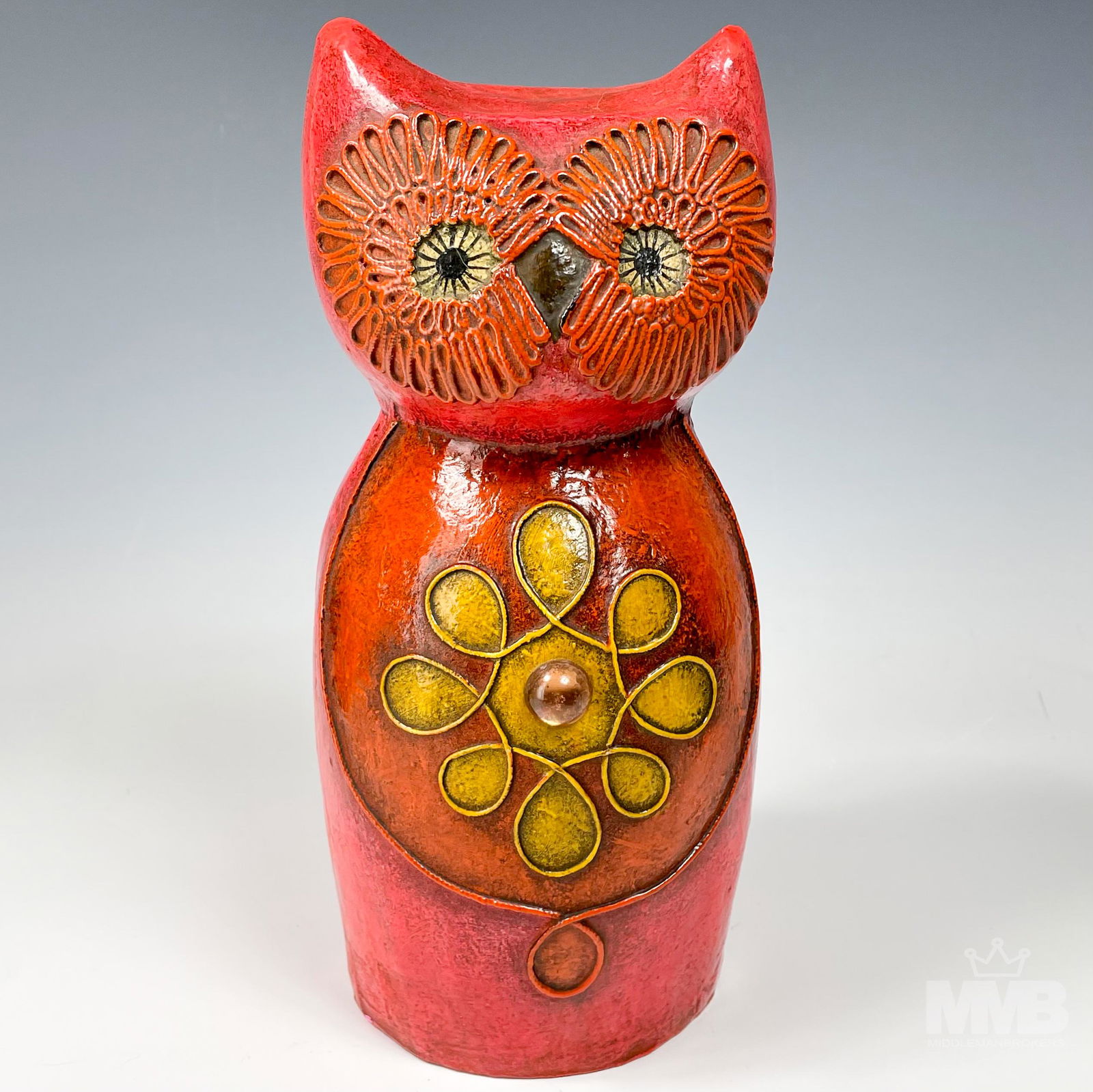 Capistrano Mid Century Paper Mache Owl Figurine (1 of 5)