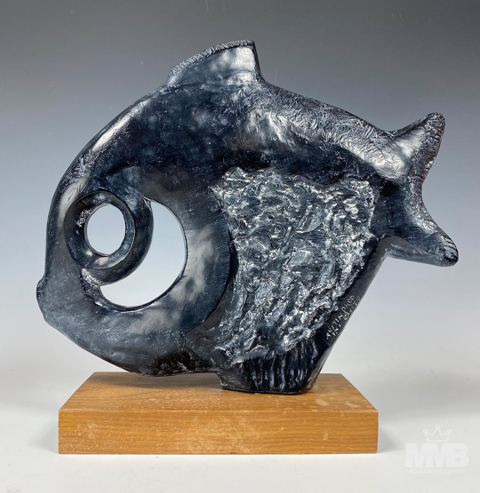 Klara Sever Mid Century Ceramic Fish Sculpture (1 of 8)