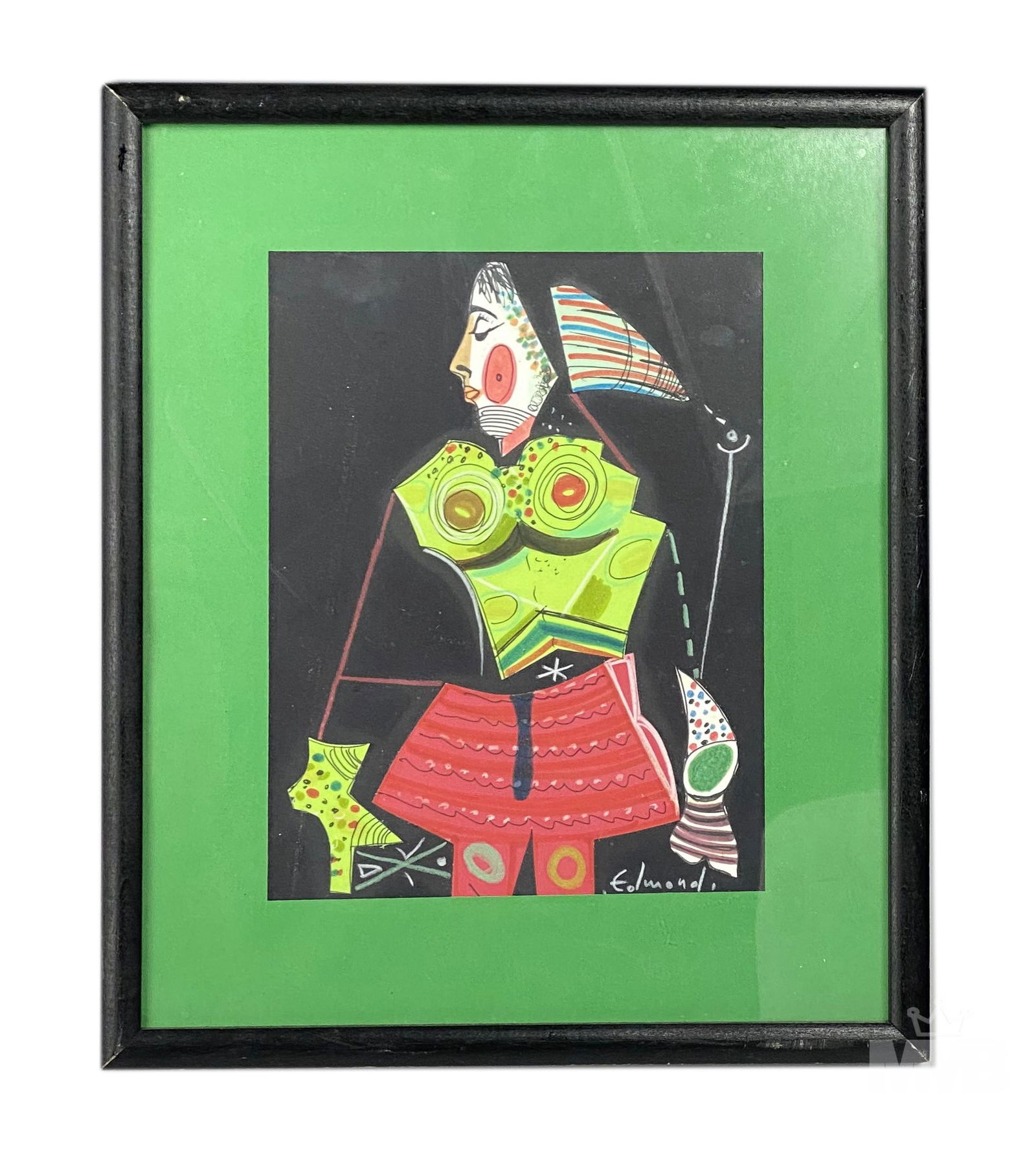 Edmond Demirdjian (1951-2009) Mixed Media Painting (1 of 6)