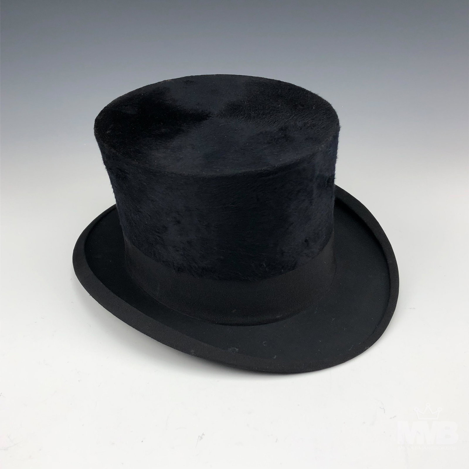 Antique Johan Tekenbroek Dutch Black Men's Top Hat (1 of 8)
