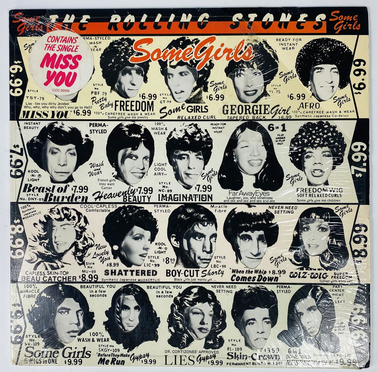 The Rolling Stones Some Girls LP Vinyl Record (1 of 7)