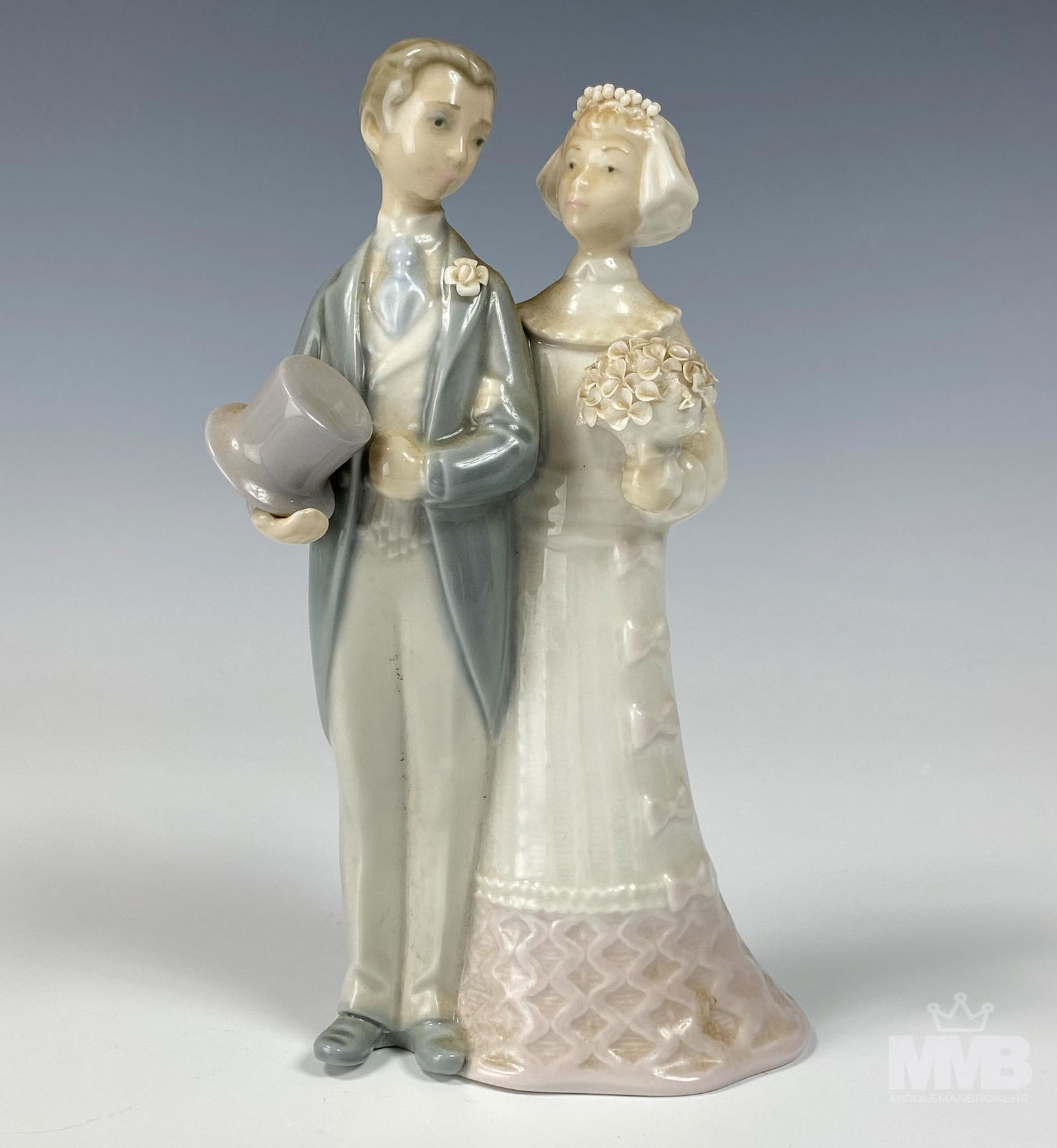 Lladro Wedding 4808 Bride Groom Porcelain Figurine (1 of 5)