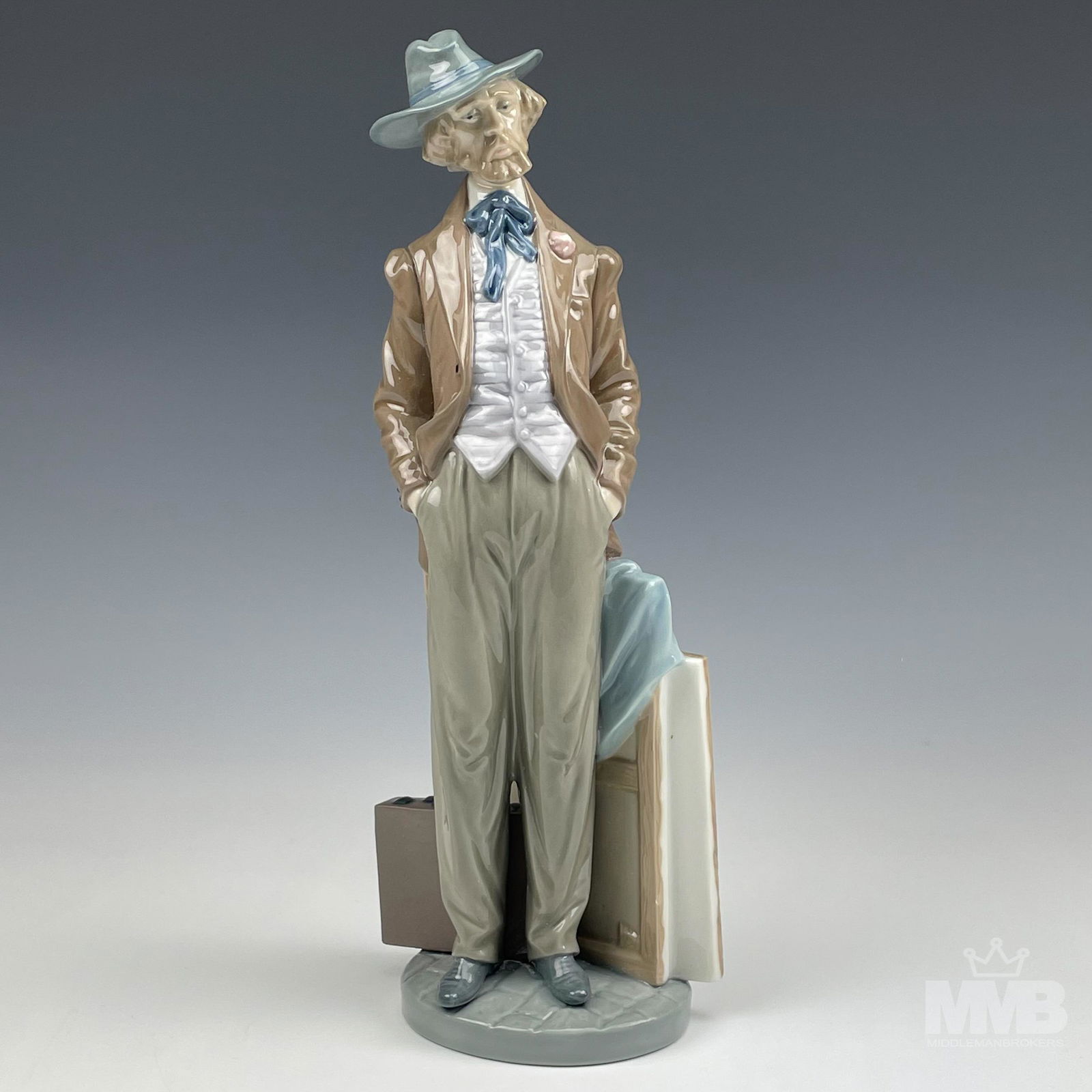 Lladro Spain Traveling Artist #5661 Figurine w Box (1 of 7)