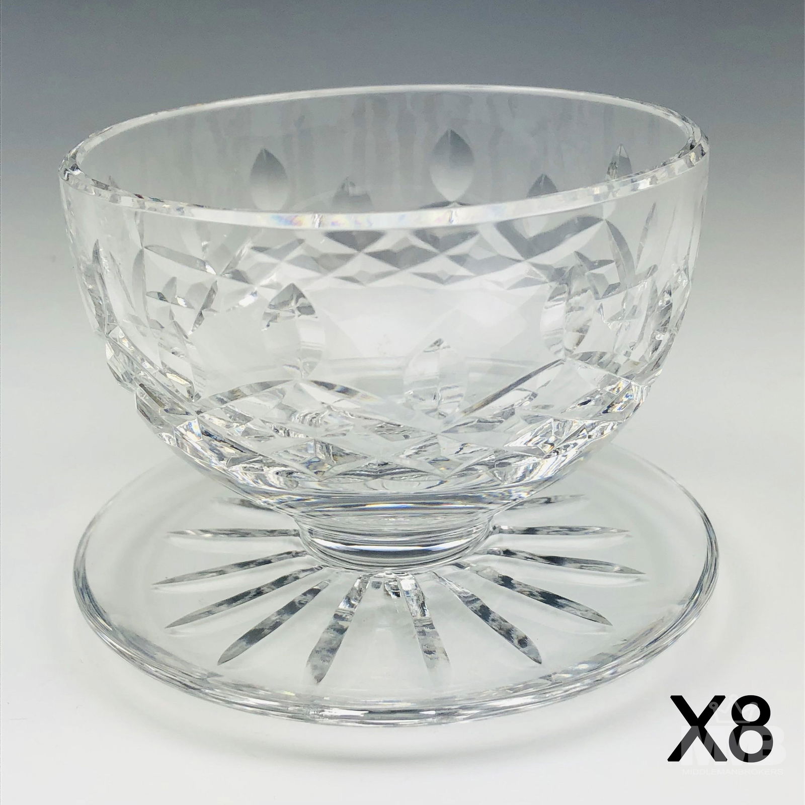 8 Waterford Crystal Lismore Footed Dessert Bowls (1 of 4)