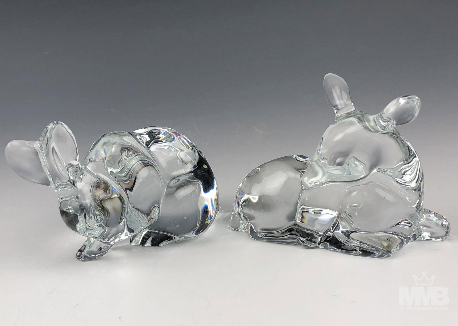 Lenox Bunny Rabbit & Deer Crystal Glass Figurines (1 of 7)